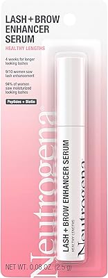 Neutrogena Healthy Lash + Brow Booster formulated with biotin and peptides; Nourishing and moisturizing serum to improve the appearance of eyelashes and eyebrows, 2.27 ml.. Shop with confidence at Nigeria's leading affordable e-commerce platform with reliable delivery services.