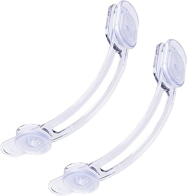 Nediea cupboard locks for children, children's safety locks, universal transparent adhesive locks for cupboards, drawers, fridge, dishwasher, toilet seat, closet, oven, trash can (pack of 2).. Shop smarter with DIAYTAR NIGERIA's diverse marketplace and budget-friendly nationwide delivery.