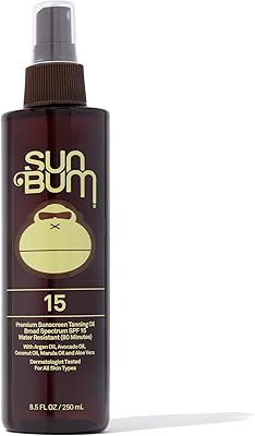 Sunbam moisturizing tanning oil, SPF 15, 8 oz bottle, 1 part, UVA/UVB protection with broad spectrum, coconut oil, aloe vera, GMO -free allergy, paraben or gluten, entirely vegan.. Discover the perfect balance of price and convenience with DIAYTAR NIGERIA's nationwide e-commerce platform.