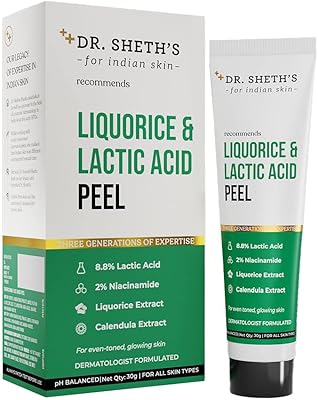 Dr. Sheaths Chemical peeling 88 % liquorice and lactic acid for skin.. Shop the future with DIAYTAR NIGERIA - thousands of products, unbeatable prices, delivery within a week.