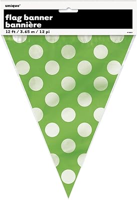 Unique decorative flag banner, 30 cm, lemon green.. Shop from our extensive catalog at DIAYTAR NIGERIA and enjoy doorstep delivery in just 5-8 days.