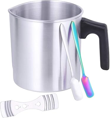 Candle wing with anti-drop-handed heat handle and spout, 2 lb