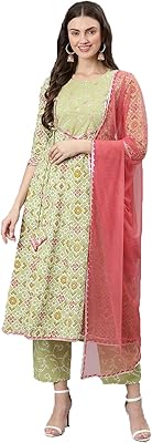 Indian ethnic trapeze ensemble Anarkali Kurti Palazzo & Dupatta for Women.. Discover the joy of online shopping with DIAYTAR NIGERIA's budget-friendly prices and reliable shipping.