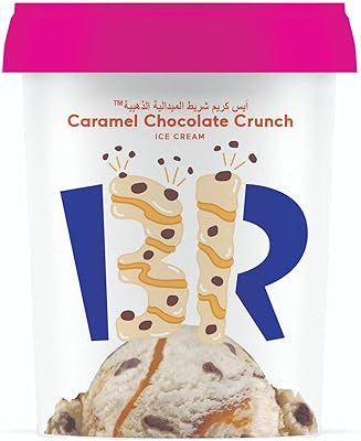 Croquant chocolate and caramel robbin caramel ice cream, 1 liter.. Shop with confidence at DIAYTAR NIGERIA, enjoying competitive prices and delivery within 8 days.