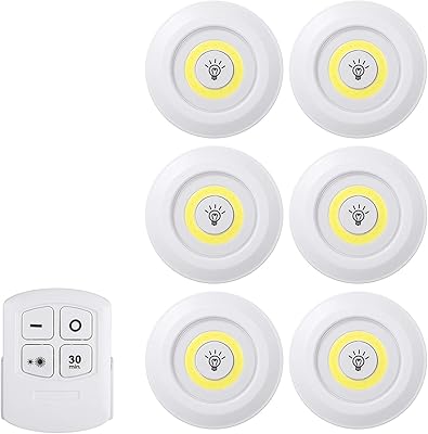 LED COB Suzica 1 W lighting kit with remote control, adjustable brightness, touch sensor and touch control, works on battery for closet wall.. Your trusted marketplace, DIAYTAR NIGERIA offers comprehensive selection with budget-friendly delivery.