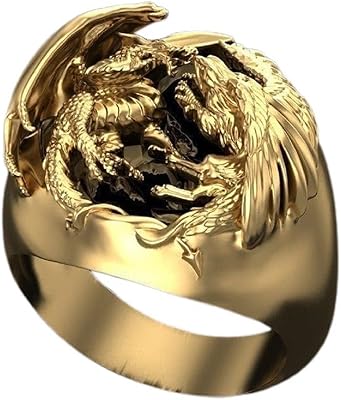 Golden Dragon Ring for Men, Gothic animal totem ring Dragon wing for boys.. DIAYTAR NIGERIA: Where affordability meets variety, with thousands of products delivered in less than 8 days.