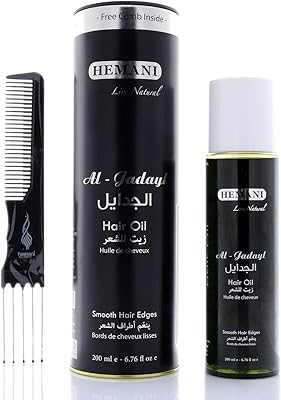 Hemani live natural hair oil Zait 200 ml - Capillary oil with 100 % plant -based mixture, for stronger and healthier hair, prevents fork tips and hair loss.. The best online shopping experience in Nigeria — DIAYTAR delivers it all.