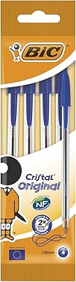 Original Bik Crystal BIK pen (10 mm) Blue 4 box of 4.. Your digital marketplace solution, DIAYTAR NIGERIA delivers quality and value within the week.