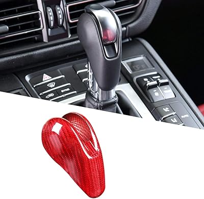 CHYYA Red Red Carbon Fiber Interior Change COOT COVERING CAR HOLD Accessories For Porsche Macan Panamera Cayman 718 911 Boxer.. Shop with confidence on DIAYTAR Nigeria — quality products and timely delivery.