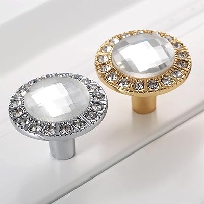 Handles of 2-piece door cabinet Glass door buttons Diamond Diamond Diamond handles Handle and wardrobe button Handle buttons of kitchen furniture cabinet (color: A + b).. Shop from our extensive catalog at DIAYTAR NIGERIA and enjoy doorstep delivery in just 5-8 days.