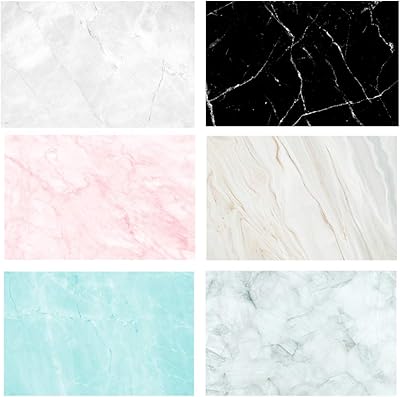 Set of 3 flat marble funds 34x21 "-54x84cm Double-sided food photography background for studio.. DIAYTAR Nigeria: Where affordability meets speed and quality.