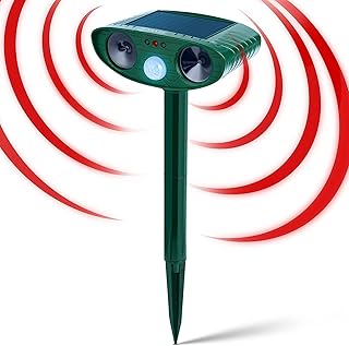 Ultrasonic animal repellent with solar energy Castowave, waterproof animal repulsive, effectively repels dogs, cats, deer, rats washer, squirrels, birds, farm, garden, courtyard.. Home to endless choices and pocket-friendly prices — DIAYTAR Nigeria.