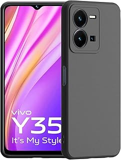 Silicone and polyurethane heat resistant heat flexible rear shell for Mazz for Vivo Y35 (black).. Looking for quality and speed? You’ll find both at DIAYTAR Nigeria.