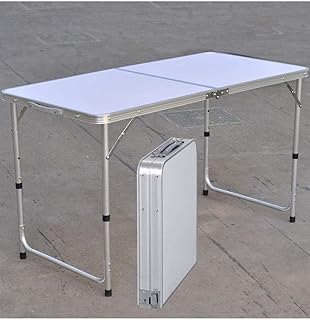 Dubai gallery aluminum folding table, light and adjustable portable table for campsite, picnic, beach, interior and exterior, silver color, AMZ-ZBBD964061362B5A7E338Z.. DIAYTAR NIGERIA brings a world of products to your fingertips with affordable prices and quick delivery.