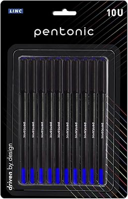 Pentonic Link ball pen (0.7 mm, blue ink, package of 10) (lnptpbl10bp).. DIAYTAR NIGERIA transforms online retail with unbeatable prices and consistent delivery timeframes.
