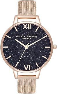 Analog watch with brilliant dial for women - OB16GD76, black, black, bracelet.. Shop with confidence at DIAYTAR NIGERIA, enjoying competitive prices and delivery within 8 days.