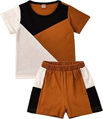 Set of summer clothes Two rooms for young boy composed of a t-shirt and short-sleeved shorts.. Shop from our extensive catalog at DIAYTAR NIGERIA and enjoy doorstep delivery in just 5-8 days.