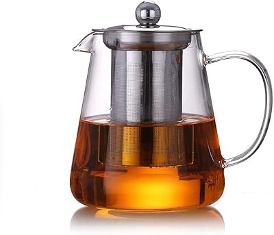 In House Womdee Glass Infuser teapot with stainless steel colander resistant to heat ideal for tea and coffee, capacity 550 ml, crystal color, 30031 do not p.. Order today, receive in days — DIAYTAR Nigeria makes it possible.