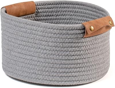 H & h basket ent cotton gray with handles enrico round 30x18hcm.. Shop smarter with DIAYTAR Nigeria — affordable prices and a wide product range delivered in just 5 to 8 days.