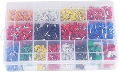 2120 Parts of insulated cords Set of the copper wire breadcracker Connector Ringing Ring 22-5 AWG with plastic storage box.. Your one-click solution to affordable shopping, DIAYTAR NIGERIA delivers quality products nationwide.