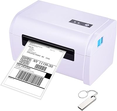 MORELIAN 4X6 MORELIAN LOWER LABOLTTY PRINTER, 160 mm/s shipping packaging packaging printer, high speed USB thermal label printer Maximum paper width of 110 mm.. From office supplies to fashion — DIAYTAR Nigeria brings it fast.