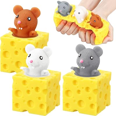3 toy pieces with cheese anti-stress balls in the Squishhy Office anxiety toys.. DIAYTAR Nigeria delivers happiness in 5–8 days, no matter what you buy.