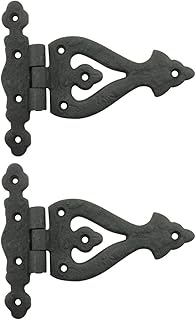 5 -inch black wrought iron door hinge, barn door hinges, 2 -dick of 2.. DIAYTAR NIGERIA: Where every Nigerian finds what they need at prices they can afford, delivered promptly.