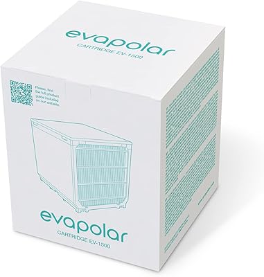 Evapuller replacement cartridge for cooling and humidifier by personal evaporation/portable air conditioner (Evalight Plus EV-1500), black.. Shop smarter with DIAYTAR Nigeria — affordable prices and a wide product range delivered in just 5 to 8 days.