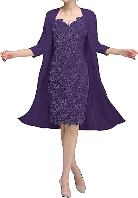 Mother's Mother Dresses, Formal Short Evening Dress with Lace Lace Applies for Guests and Wedding Dress in Mousseline for Women.. Shop smarter with DIAYTAR NIGERIA's comprehensive catalog and budget-friendly 5-8 day delivery.
