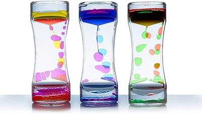 Timer set with liquid movement bubbles, fidget toy, office, colors can vary, children's sensory toys (3 rooms).. DIAYTAR NIGERIA brings the marketplace to your home with budget-friendly prices and nationwide delivery.
