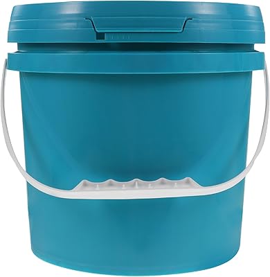 Fall of Osalade 5L plastic paint with lid and handle, multi-purpose paint storage containers for art, craft and DIY blue projects.. Everything you need is on DIAYTAR Nigeria — just a click away.