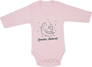 A long-sleeved-printed climbing combination with Ramadan Kareem and Eid Mubarak words, ideal as a gift for young children.. DIAYTAR NIGERIA: Putting quality products within reach of every Nigerian through our affordable marketplace.