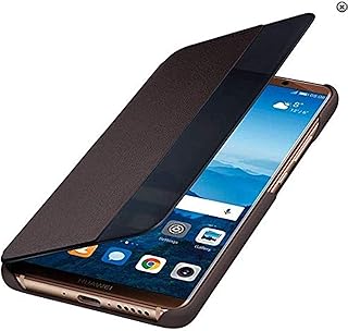 Smart view foldable cover for Huawei Mate 10 Pro - Dark Brown.. Find quality and variety without breaking the bank — only on DIAYTAR Nigeria.
