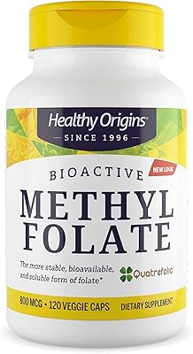 Healthy Origins Méthylfolat 800 mcg (Quatfolic, GMO -free, bioavailable folate, gluten -free, neurotransmitter support), 120 vegetarian capsules.. Your one-click solution to affordable shopping, DIAYTAR NIGERIA delivers quality products nationwide.