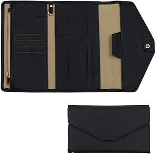 Multipurpose travel wallet, spassport holder blocking RFIDs, document holders, passport, credit card holder (black).. Discover endless shopping possibilities at DIAYTAR NIGERIA, with budget-friendly prices and reliable delivery.