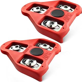 Merclok Delta - Set of red cycling crampons at 9 degrees for the interior and exterior, designed for women and men for cycling and cycling shoes without clips.. Order today, receive this week — shopping with DIAYTAR Nigeria is that simple.