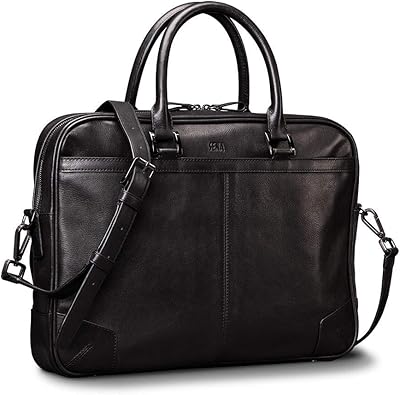 Sina Commuter leather bag - may contain many devices, laptop, mobile, telephone, iPad - Black.. Get more, save more — only on DIAYTAR Nigeria.