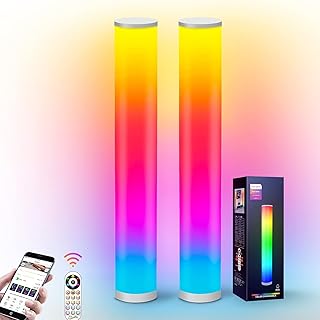 Modern RGB lamp with changing color synchronization of light angle LED lighting with remote control.. Save time and money with DIAYTAR Nigeria’s online store.