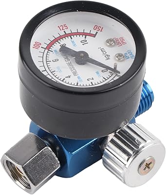 1/4 inch air pressure gauge for aerosol paint gun, adjustable beach 0-10bar (0-150 psi).. DIAYTAR NIGERIA brings affordable shopping to every Nigerian home with delivery in just 5-8 days.