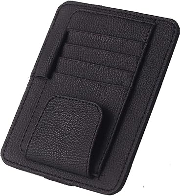 DELFINO Leather Sun Suil Sun Glasses Organizer Shipping Walks Credit Card Cards Clips Interior car (black).. Whether you're in Lagos, Abuja, or anywhere in between, DIAYTAR Nigeria ensures your online shopping experience is smooth, affordable, and fast.