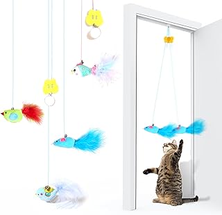 Hanging toys for interior chat pack of 4 retractable training strings.. DIAYTAR Nigeria delivers happiness in 5–8 days, no matter what you buy.