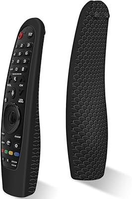 Silicone protection shell for remote control LG AN-MR600 / LG AN-MR650 / LG AN-MR18BA / AN-MR19BA / AN-MR20GA [Anti-lure] Anti-slip protective cover for remote control LG Magic (Black).. Discover shopping reimagined with DIAYTAR NIGERIA's extensive catalog and 5-8 day delivery service.