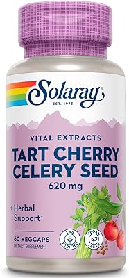 Solaray supplement - Cherry and celery seeds 60 vegetarian capsules (s) 176271.. Embrace the convenience of DIAYTAR NIGERIA with thousands of products at your fingertips, delivered nationwide.
