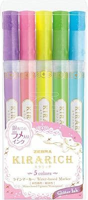 Kerarich glitter zebra highlight, pack of 5 (WKS18-5c).. No delays, no drama — just fast, affordable shopping with DIAYTAR Nigeria.