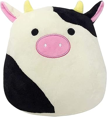 Castowave black plush cow plush pillow, plush cow plush pillow, kawaii cow plush pillow (20 cm).. DIAYTAR NIGERIA: The marketplace that brings affordable products to every Nigerian home in under 8 days.