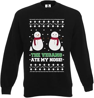 Vegans have eaten my nose Christmas sweater unisex funny gift and funny Christmas gift from Santa Claus.. DIAYTAR NIGERIA: Where quality meets affordability, with thousands of products delivered in less than 8 days.