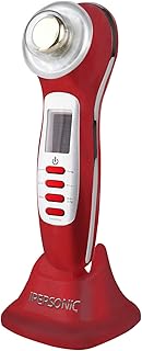 Cleaning, lifting and facial streaming device. It uses galvanic technology to rejuvenate, clean and soften fine lines, firm the skin and reduce skin irritation. (Do not heat the skin) (red).. DIAYTAR NIGERIA brings the marketplace to your screen with affordable products delivered in 5-8 days.