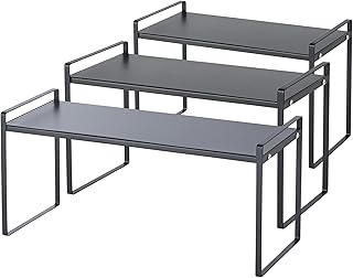 Alta Comptoir Organizer - Package of 3, shelves of different sizes, L, Middle, Small - Spice shelf - Wardrobe shelf - Bathroom Organizer.. Discover endless shopping possibilities at DIAYTAR NIGERIA, with budget-friendly prices and reliable delivery.
