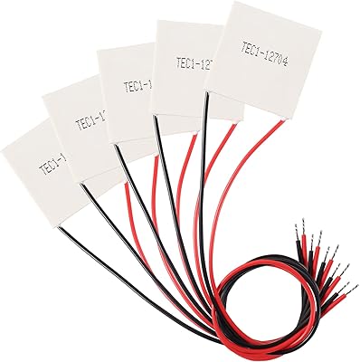 5pcs TEC1-12704 Thermal dissipator 12V 4A 36W Thermoelectric cooler 40mmx40mm cooling Peltier plate for the generation of thermal thermal thermal pendance.. DIAYTAR NIGERIA brings the market to your fingertips with affordable prices and swift delivery services.