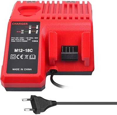 Chargeur de batterie lithium-ion m12-18c pour lithium milwaukee 12v 14.4v 18v.. From essentials to electronics, DIAYTAR Nigeria ships your order in no time.